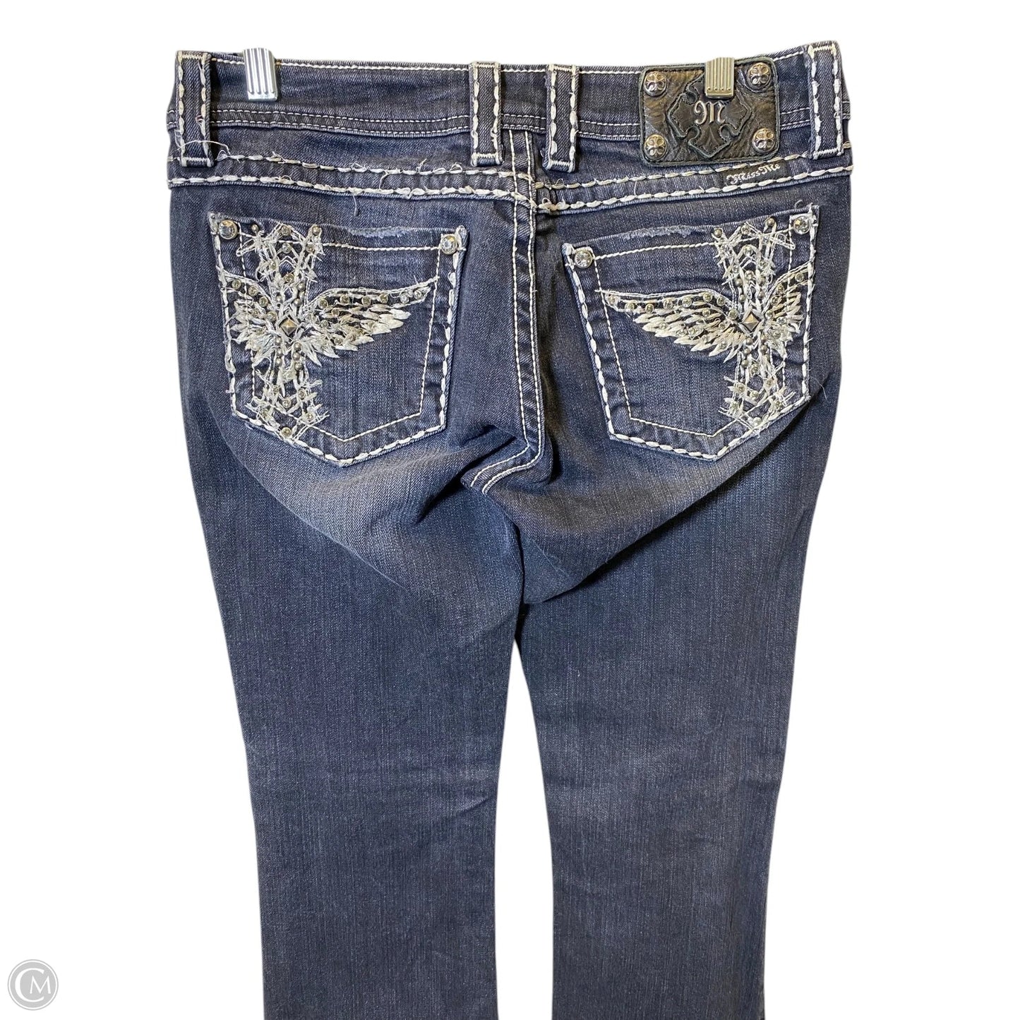 Jeans Boot Cut By Miss Me In Blue Denim, Size: 8