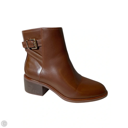 Boots Ankle Heels By Kelly And Katie In Brown, Size: 11