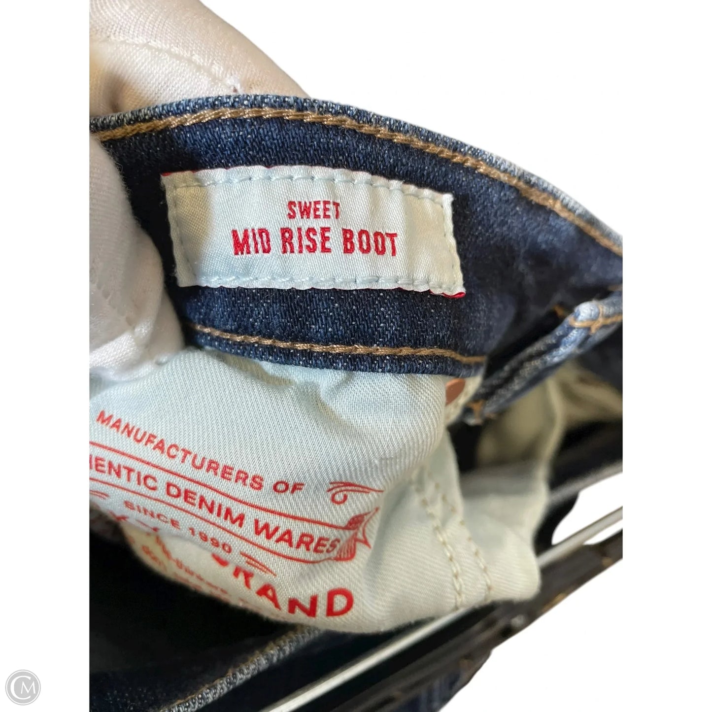 Jeans Boot Cut By Lucky Brand In Blue Denim, Size: 4