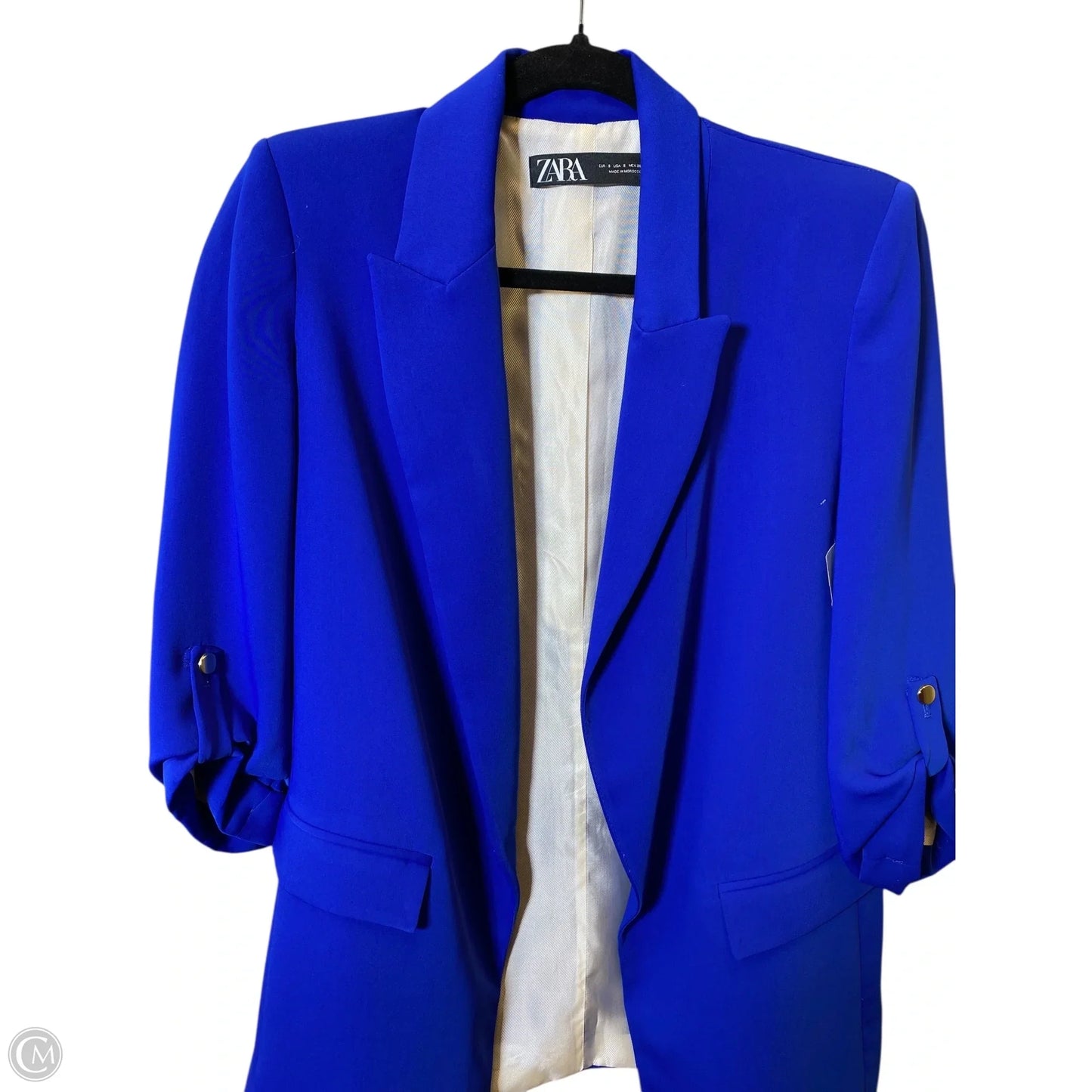 Blazer By Zara In Blue, Size: S