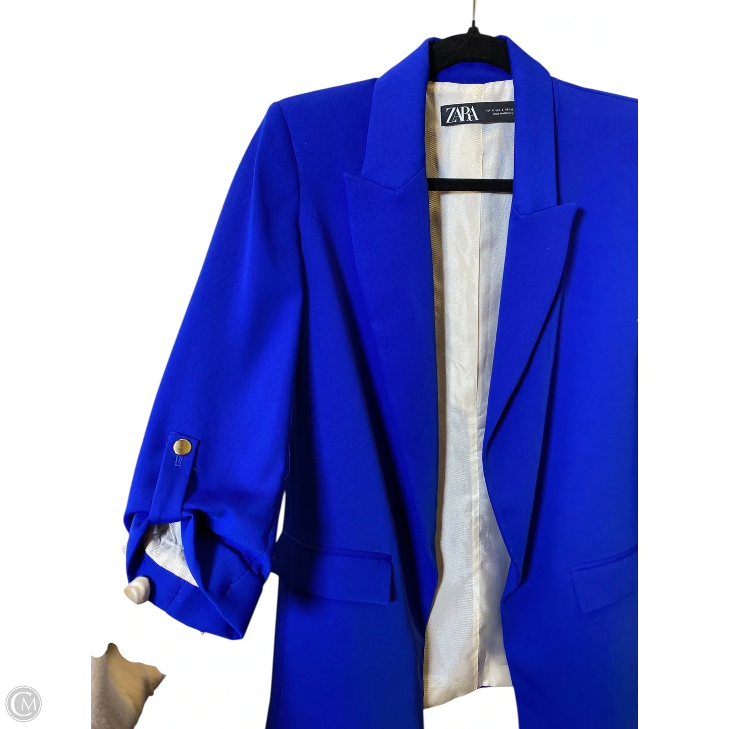 Blazer By Zara In Blue, Size: S