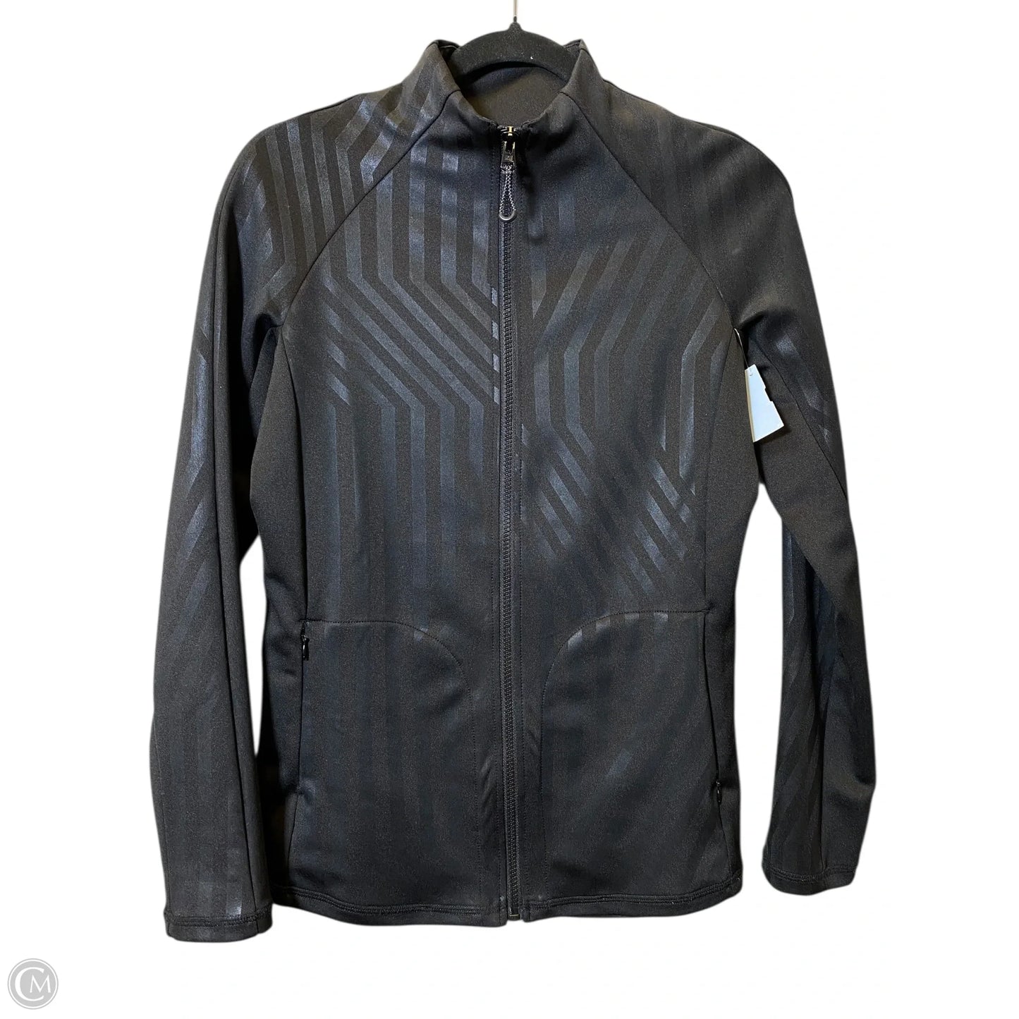 Athletic Jacket By Tommy Hilfiger In Black, Size: M