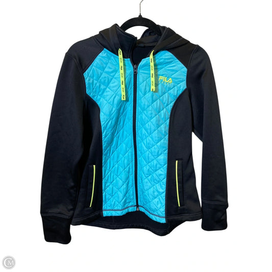 Athletic Jacket By Fila In Multi-colored, Size: M