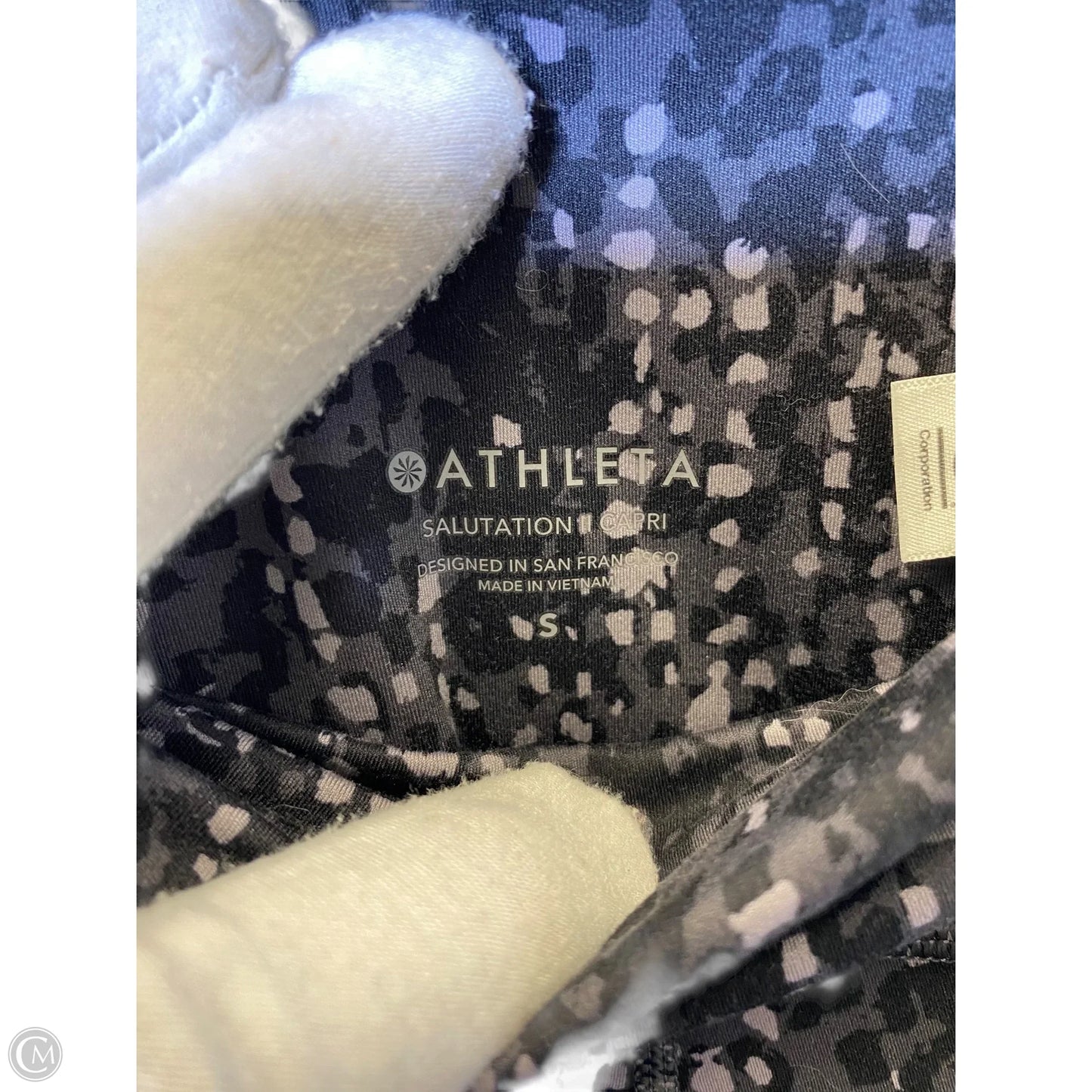 Athletic Leggings By Athleta In Multi-colored, Size: S