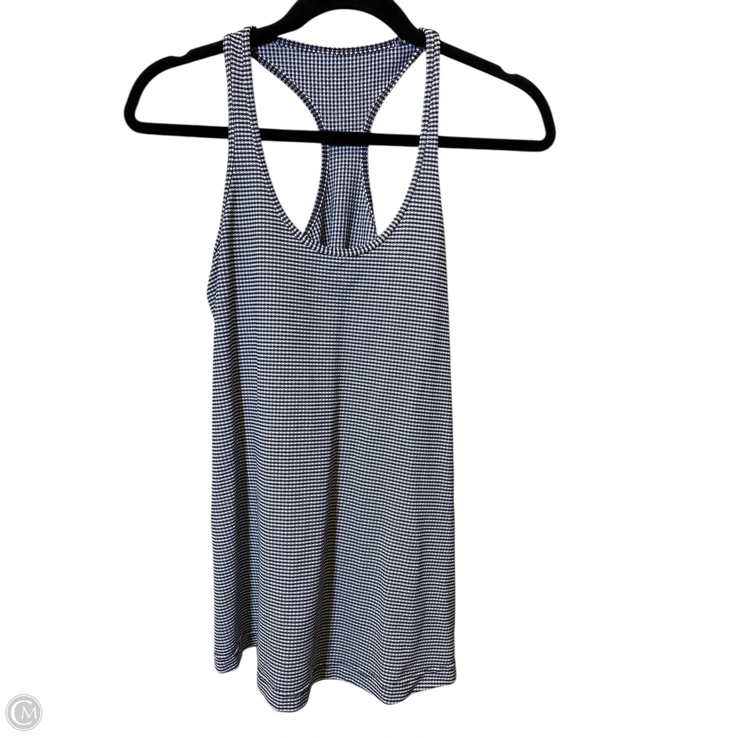 Athletic Tank Top By Lululemon In Striped Pattern, Size: M