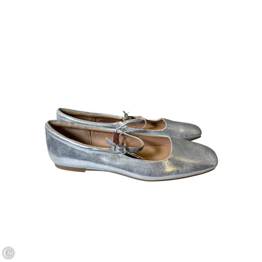 Shoes Flats By Wild Fable In Silver, Size: 10