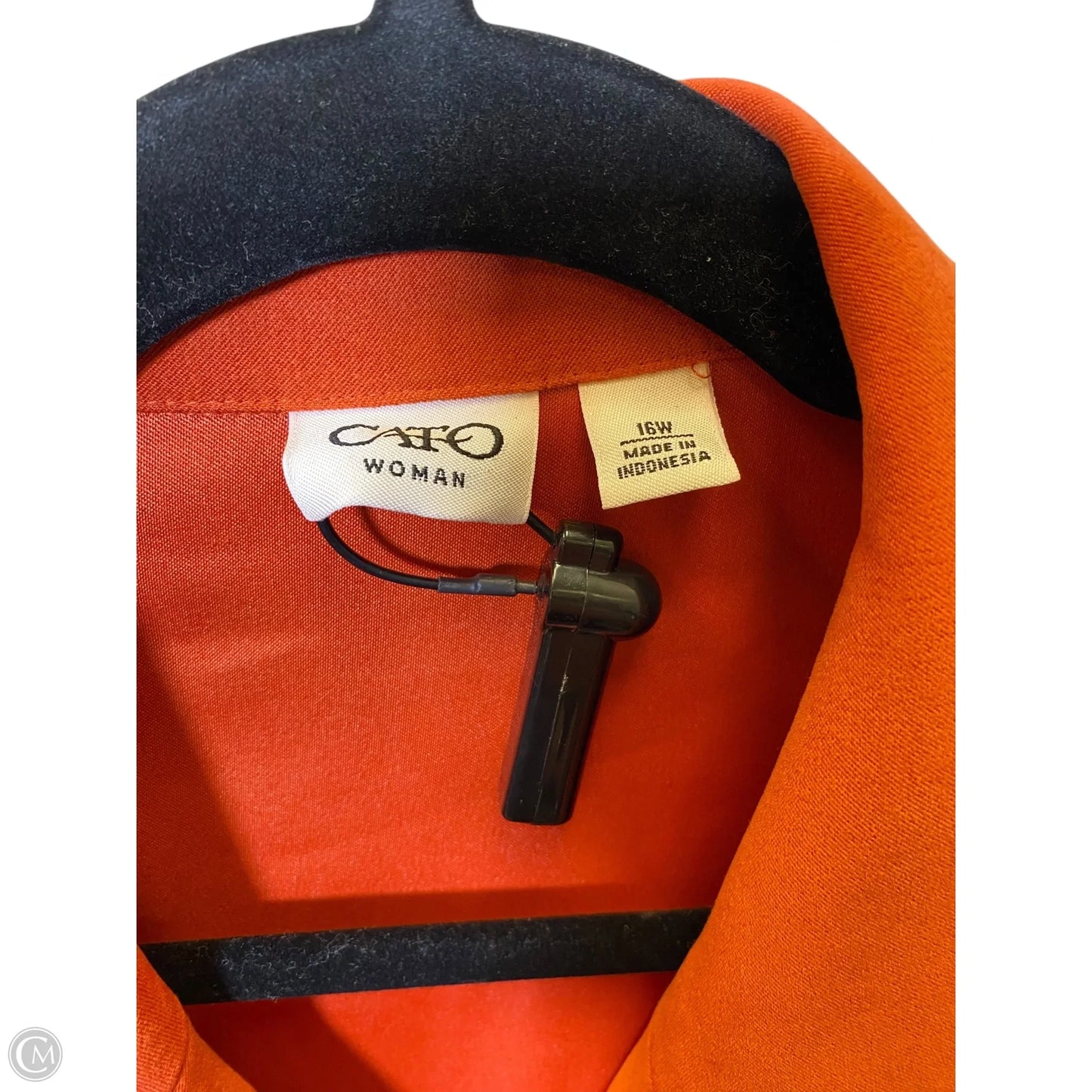 Blazer By Cato In Orange, Size: Xl
