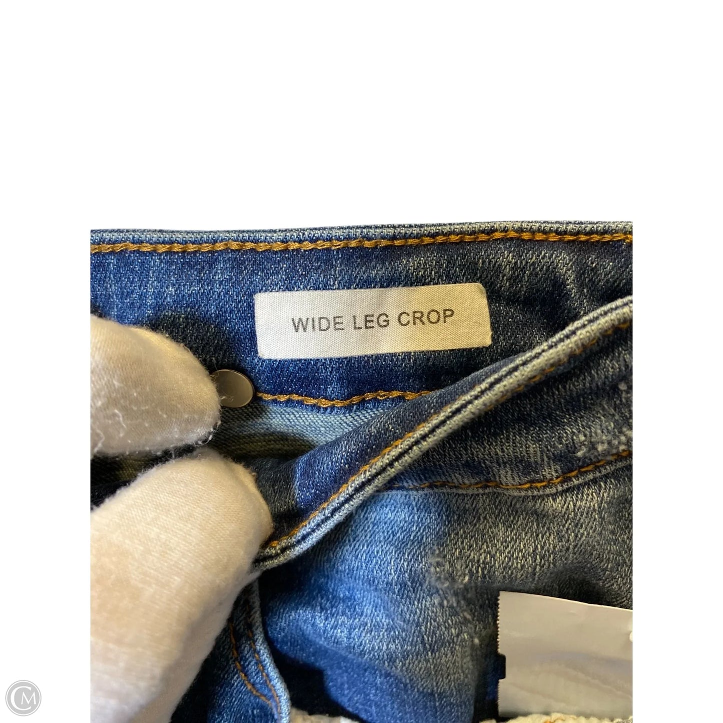 Jeans Wide Leg By Judy Blue In Blue Denim, Size: 8