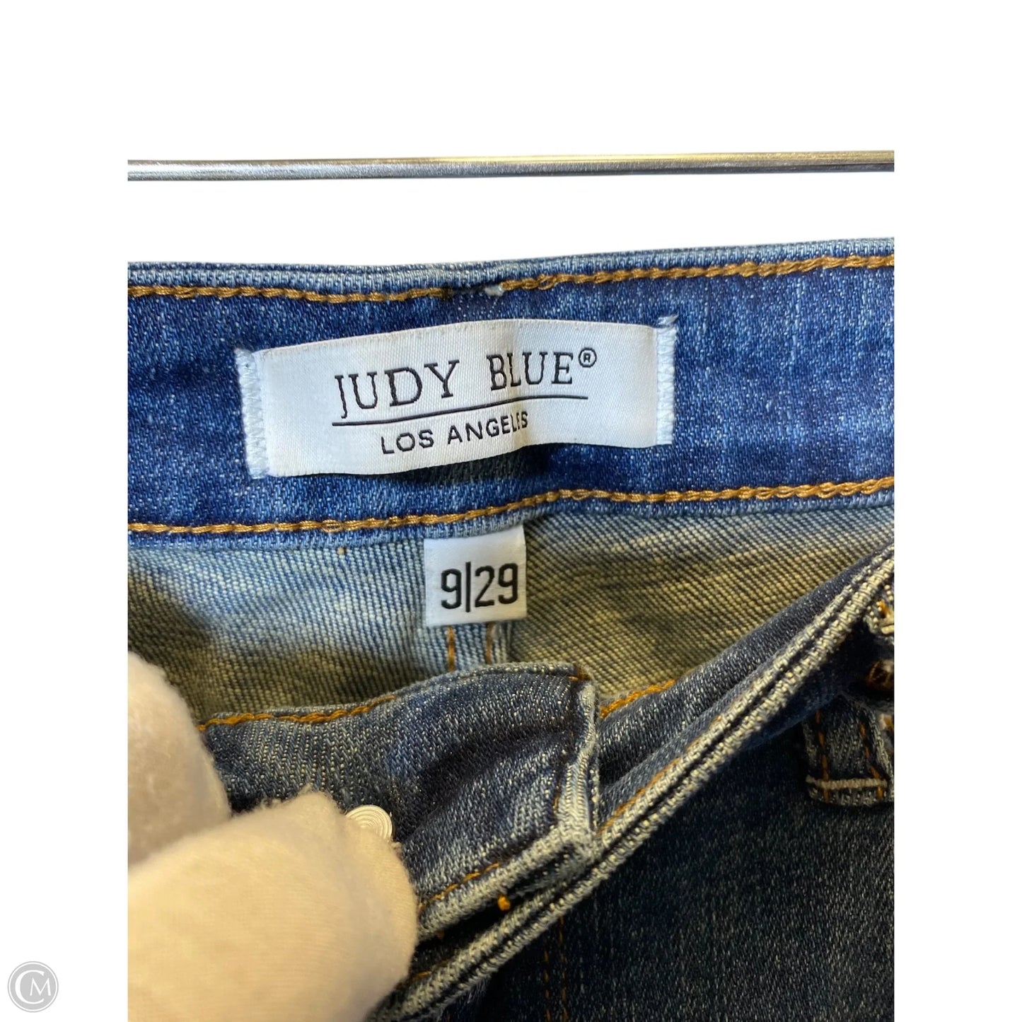 Jeans Wide Leg By Judy Blue In Blue Denim, Size: 8