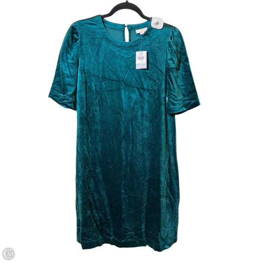 Dress Casual Midi By J. Jill In Teal, Size: Xs