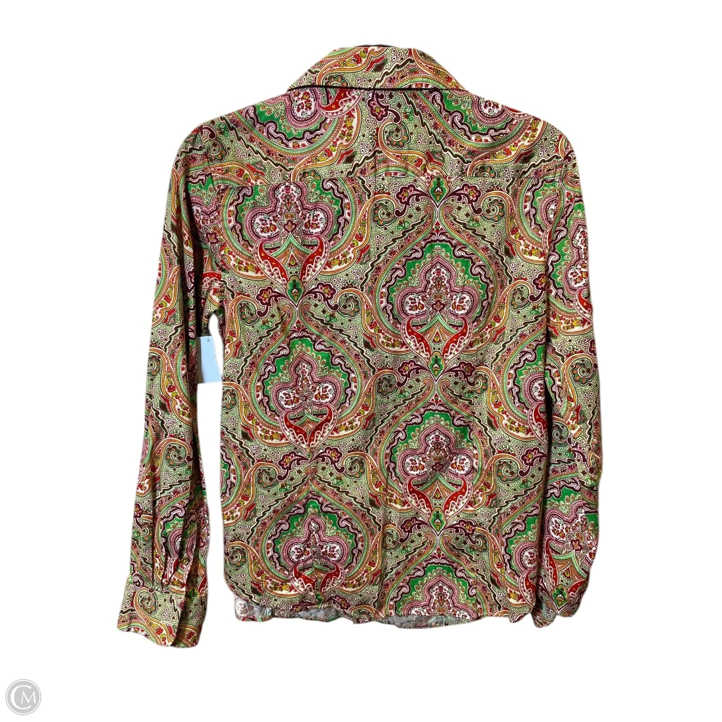 Top Long Sleeve By Talbots In Multi-colored, Size: 10