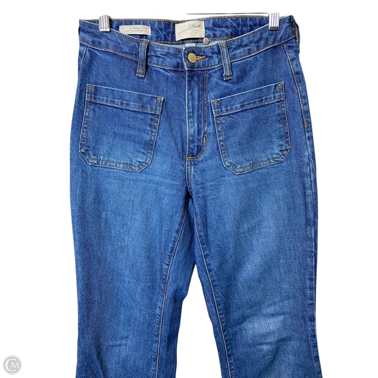 Jeans Boot Cut By Universal Thread In Blue Denim, Size: 4