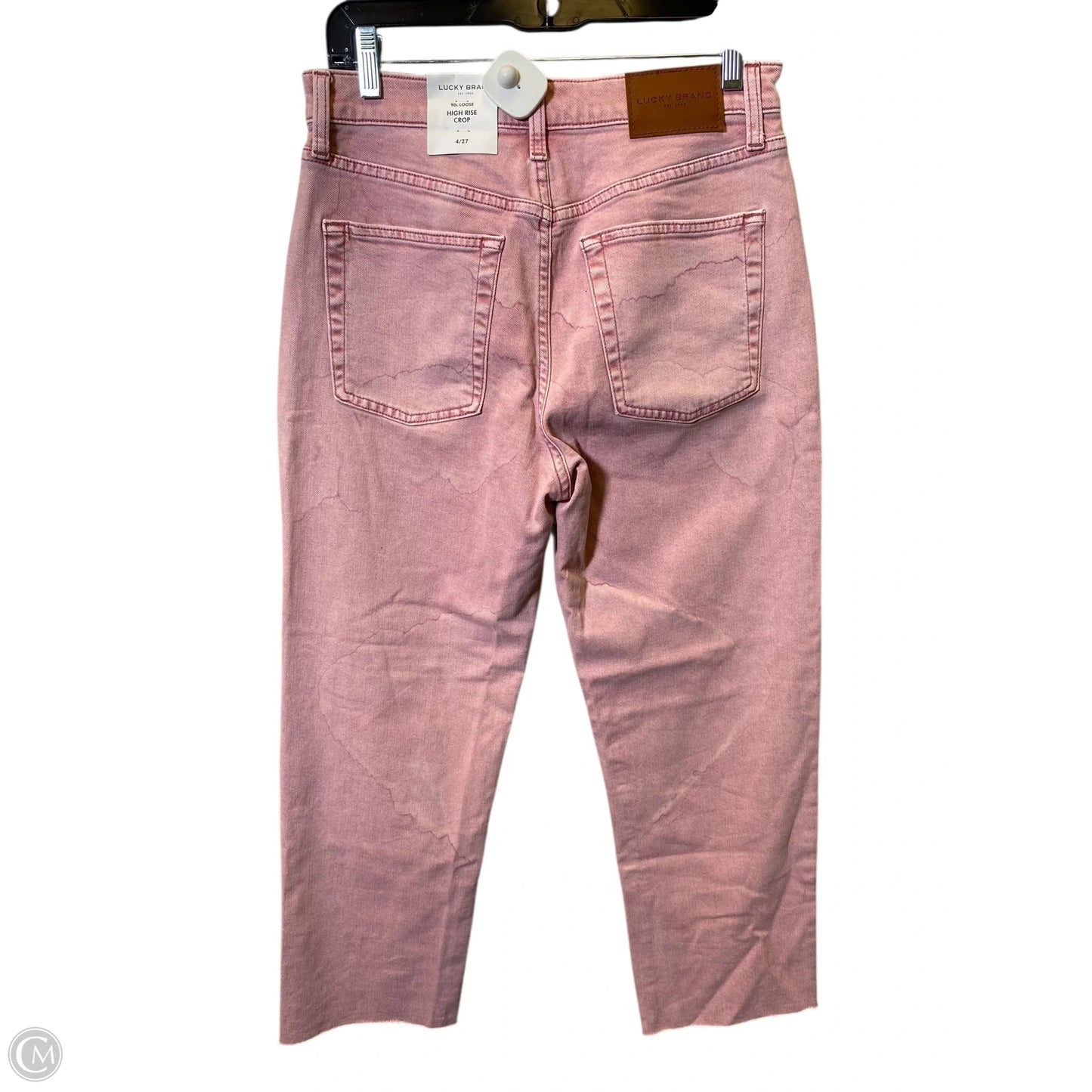 Pants Cropped By Lucky Brand In Pink, Size: 4