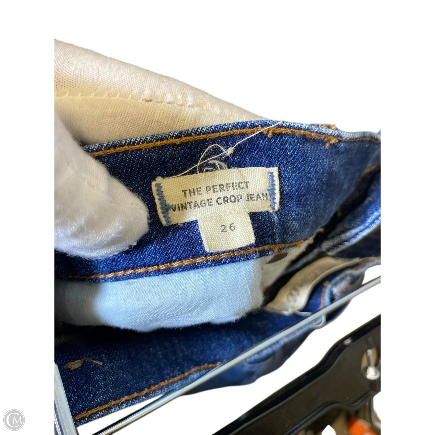 Jeans Cropped By Madewell In Blue Denim, Size: 26