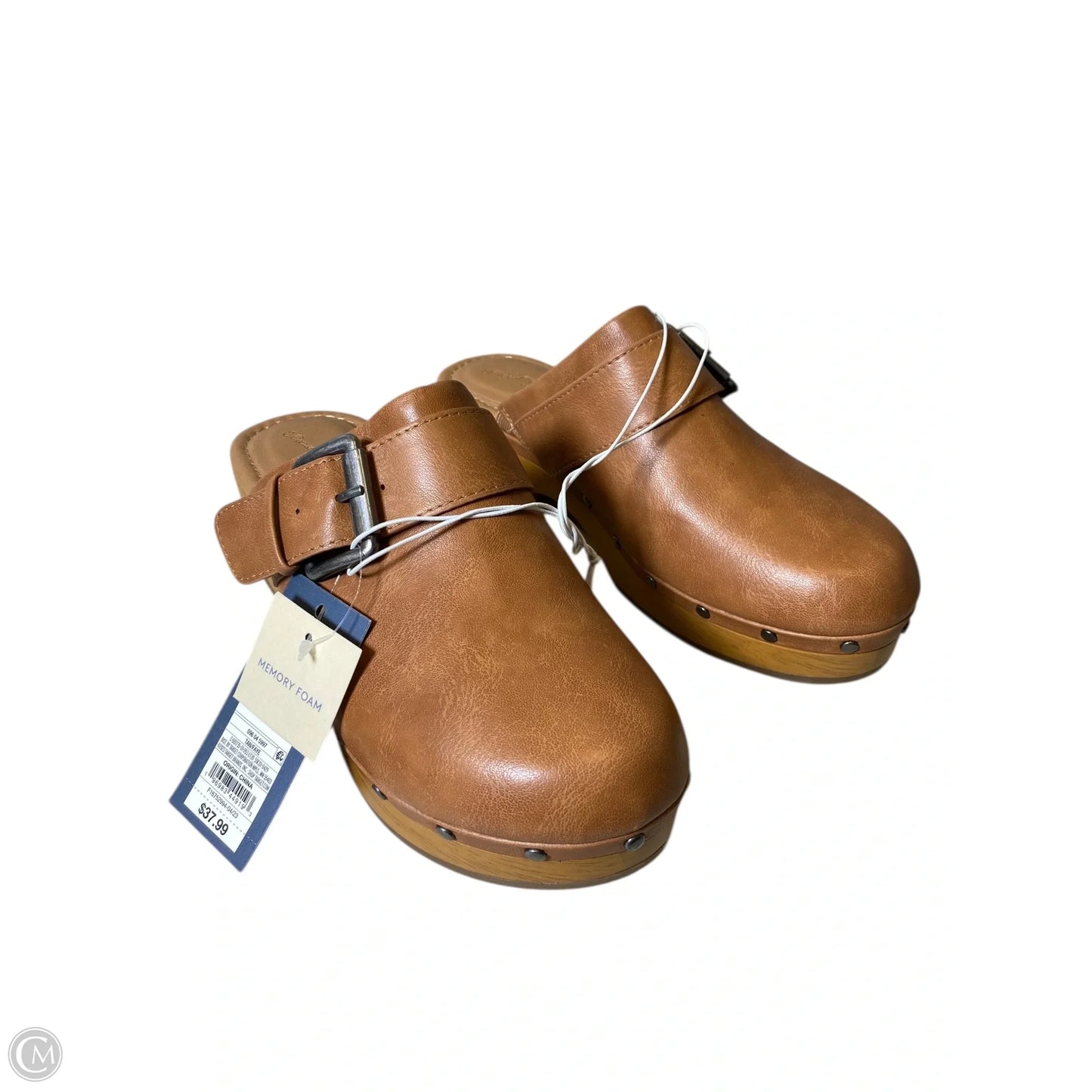 Shoes Heels Block By Universal Thread In Brown, Size: 8.5