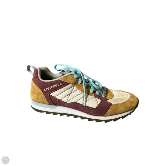 Shoes Athletic By Merrell In Multi-colored, Size: 9