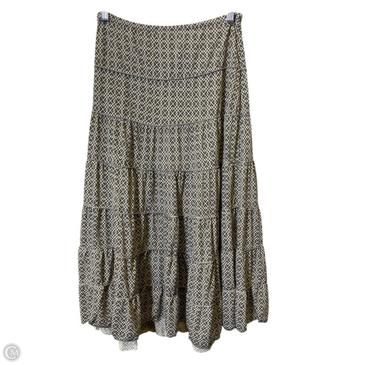 Skirt Maxi By Max Studio In Cream & Grey, Size: S