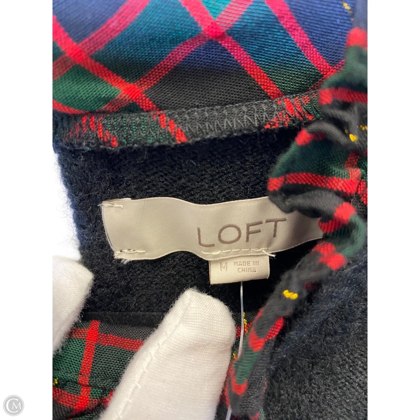 Sweater By Loft In Multi-colored, Size: M