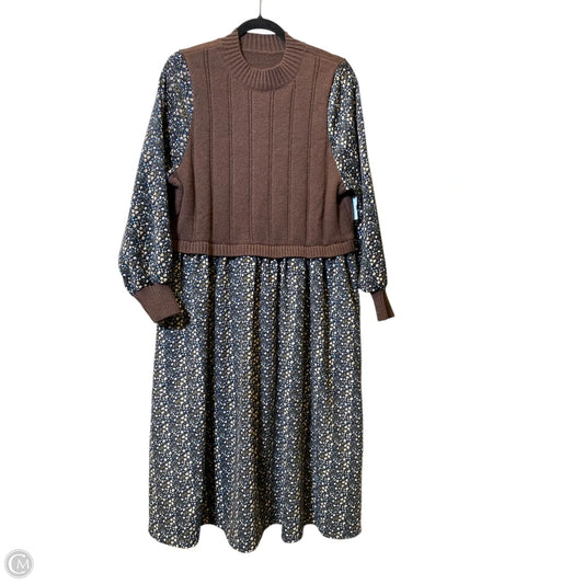 Dress Casual Maxi By Emery Rose In Multi-colored, Size: L