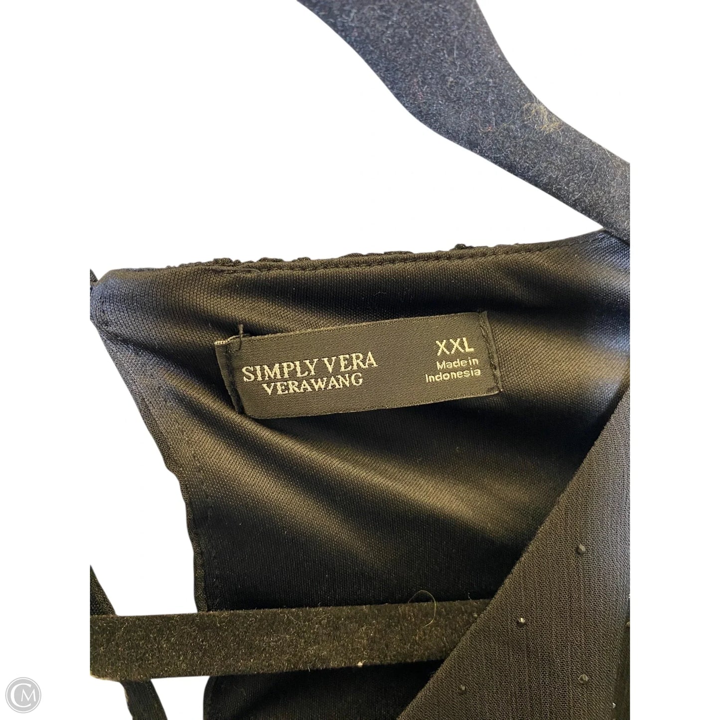 Dress Casual Midi By Simply Vera In Black, Size: Xxl