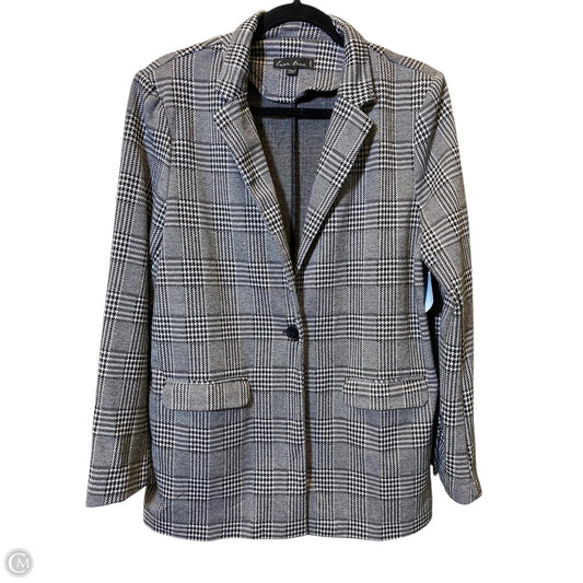 Blazer By Love Tree In Black & White, Size: L