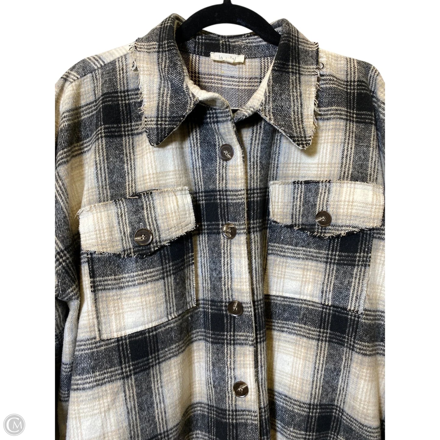 Jacket Other By La Miel In Plaid Pattern, Size: L