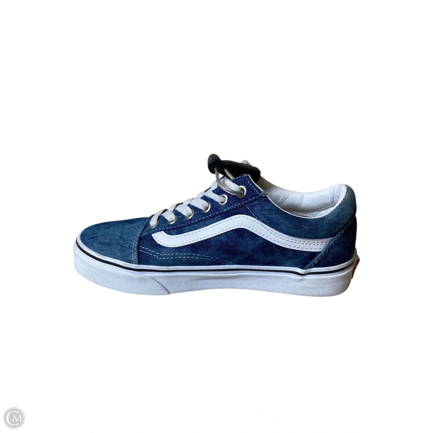 Shoes Sneakers By Vans In Blue, Size: 6.5