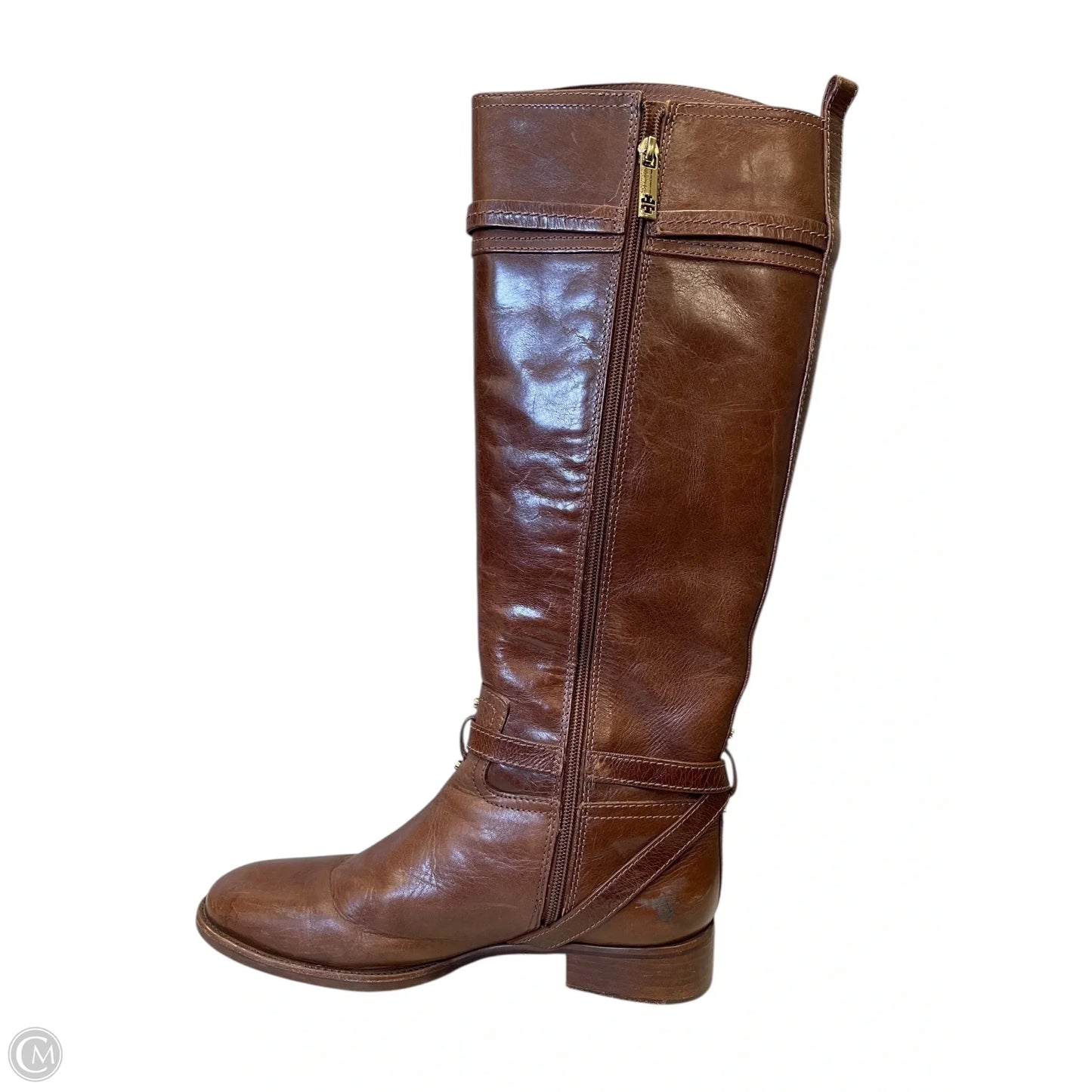 Boots Designer By Tory Burch In Brown, Size: 9.5