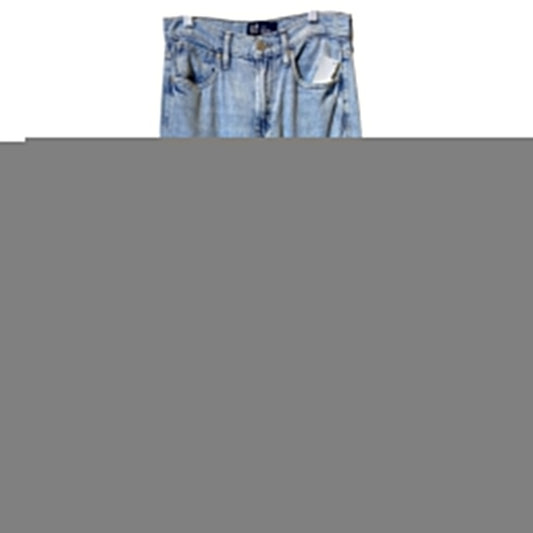 Jeans Wide Leg By Gap In Blue Denim, Size: 4