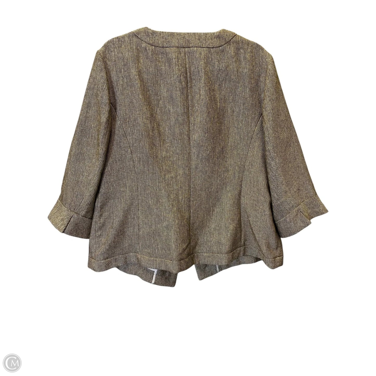 Blazer By Coldwater Creek In Beige, Size: Xxl