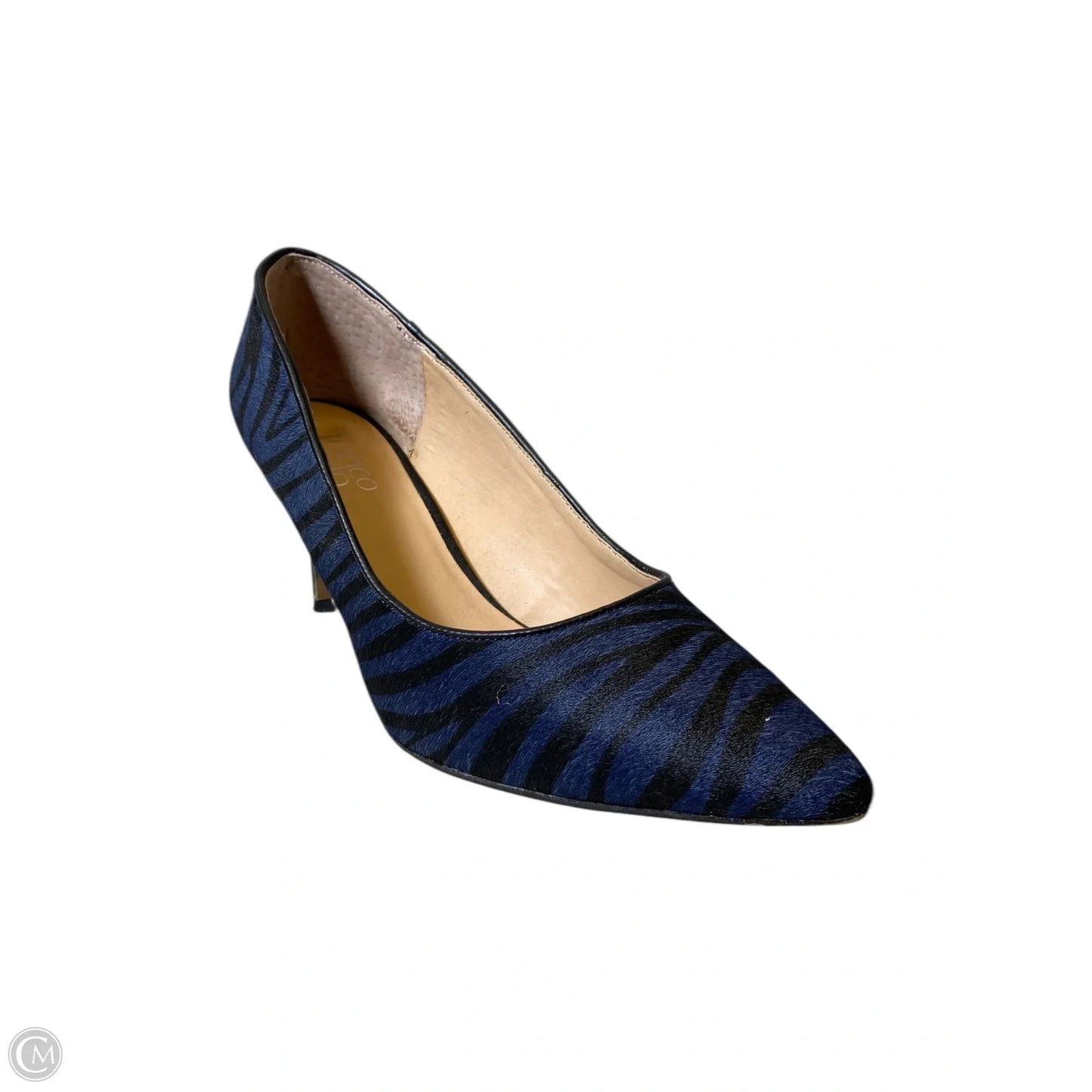 Shoes Heels Stiletto By Franco Sarto In Zebra Print, Size: 8.5