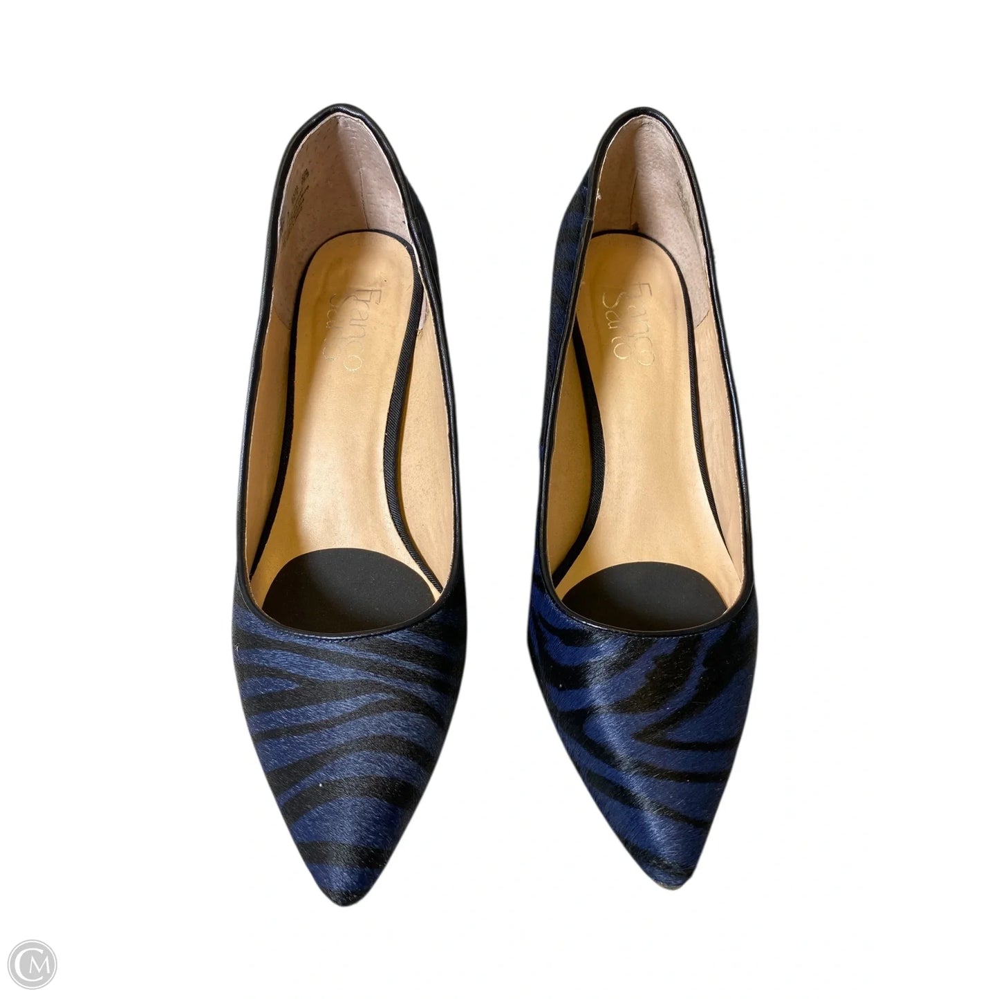 Shoes Heels Stiletto By Franco Sarto In Zebra Print, Size: 8.5