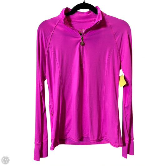 Top Long Sleeve Designer By Lilly Pulitzer In Pink, Size: M