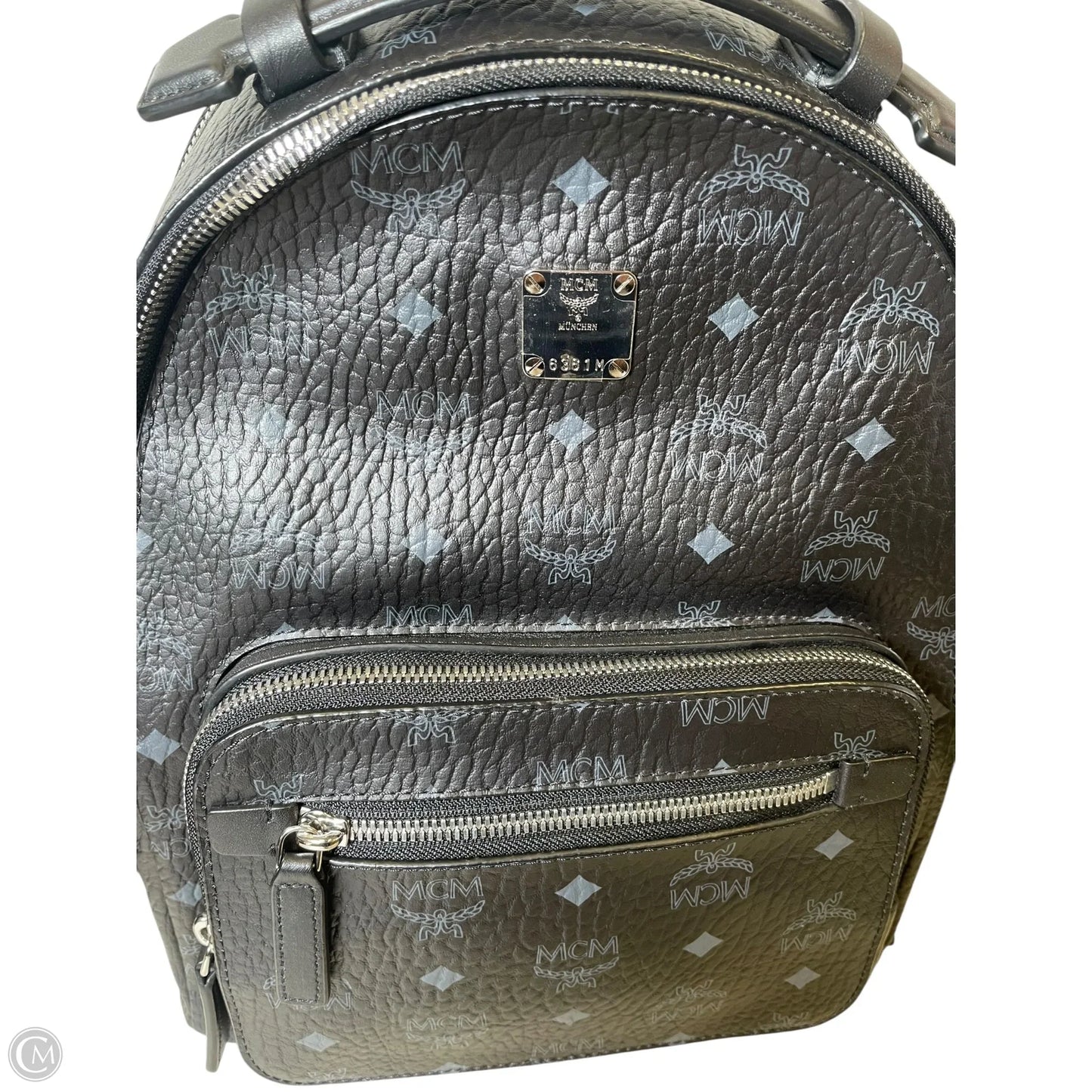 Backpack Luxury Designer By Mcm, Size: Medium