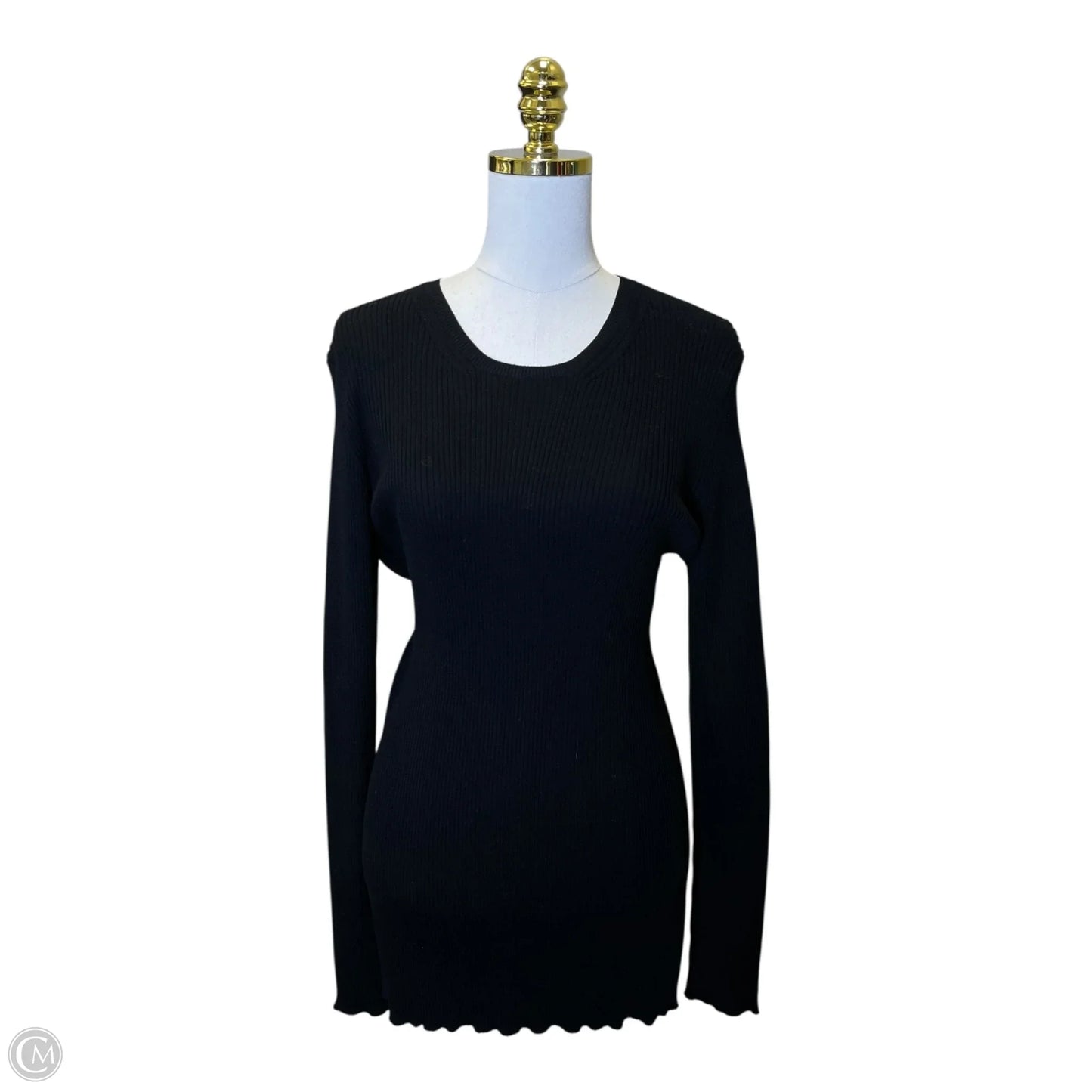 Sweater Luxury Designer By Prada In Black, Size: Xl