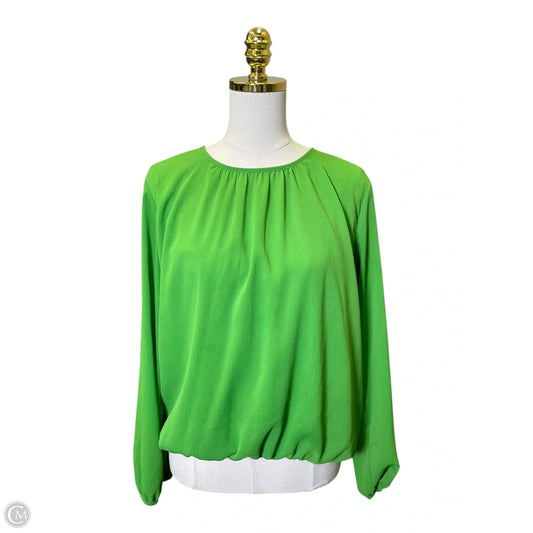Top Long Sleeve By Tommy Hilfiger In Green, Size: M