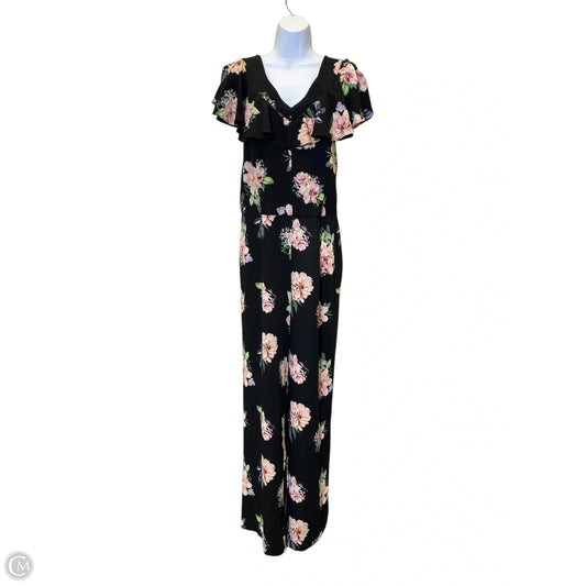 Jumpsuit By Roz And Ali In Floral Print, Size: Xl