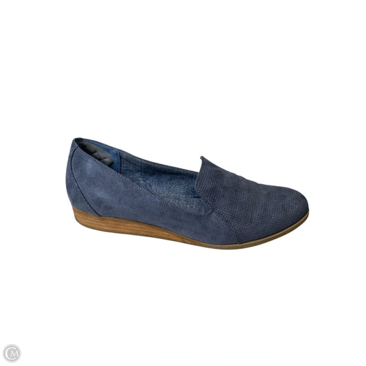 Shoes Heels Wedge By Dr Scholls In Blue, Size: 11