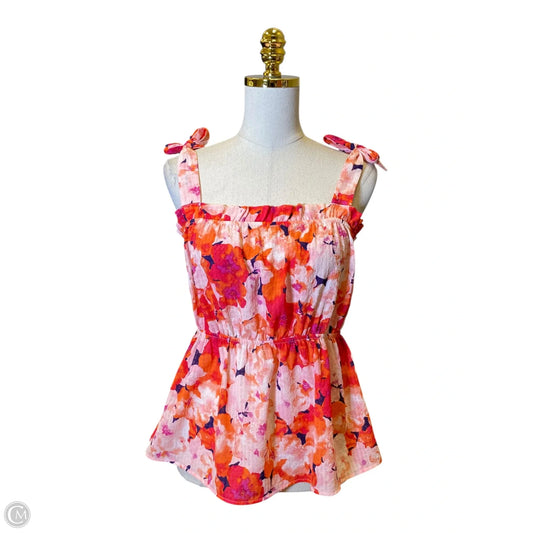 Top Sleeveless By Gilli In Multi-colored, Size: L