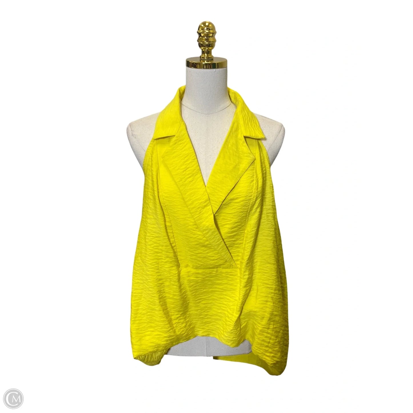 Top Sleeveless By Anthropologie In Yellow, Size: L