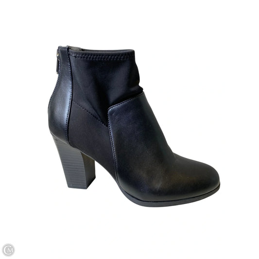 Boots Ankle Heels By Adrienne Vittadini In Black, Size: 9