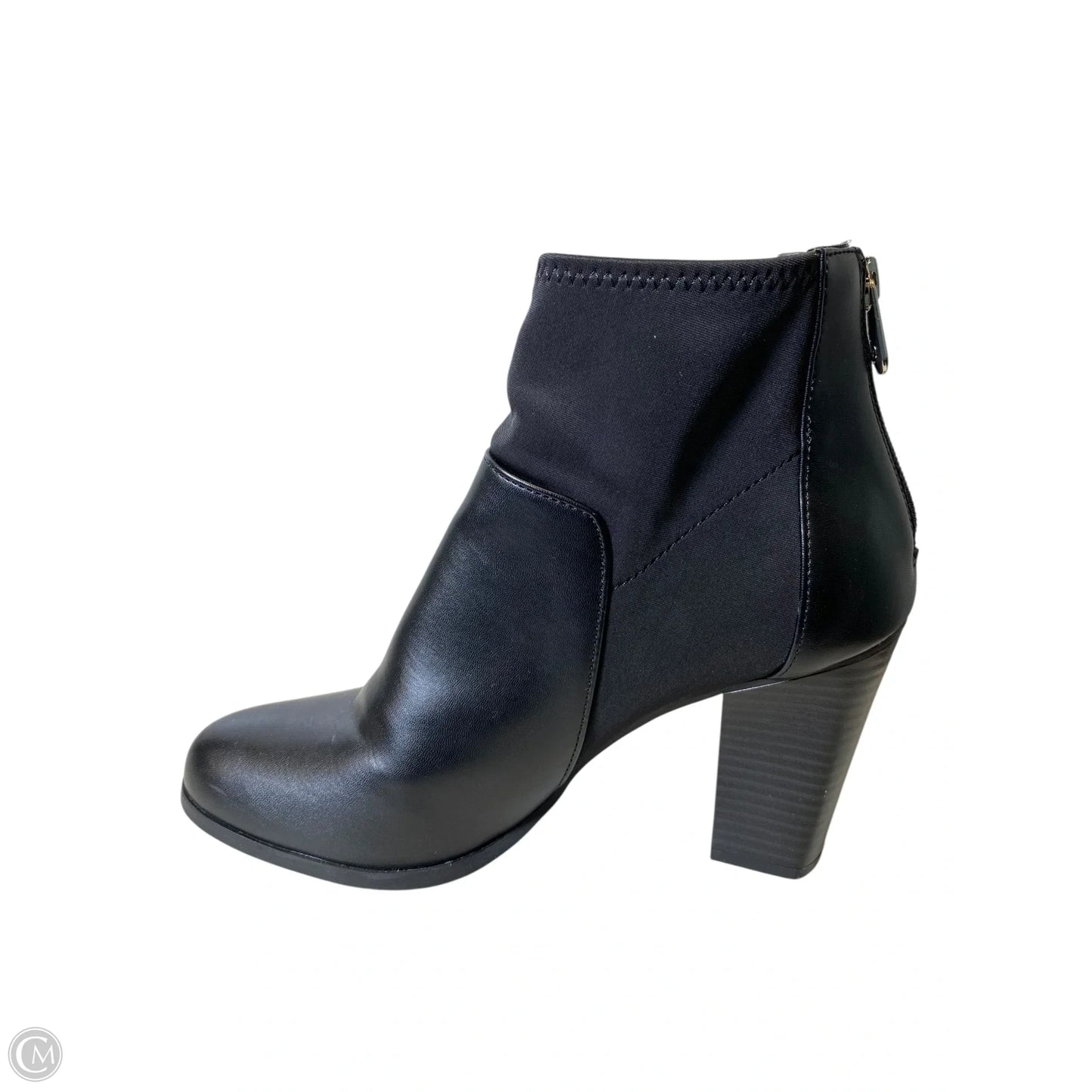 Boots Ankle Heels By Adrienne Vittadini In Black, Size: 9