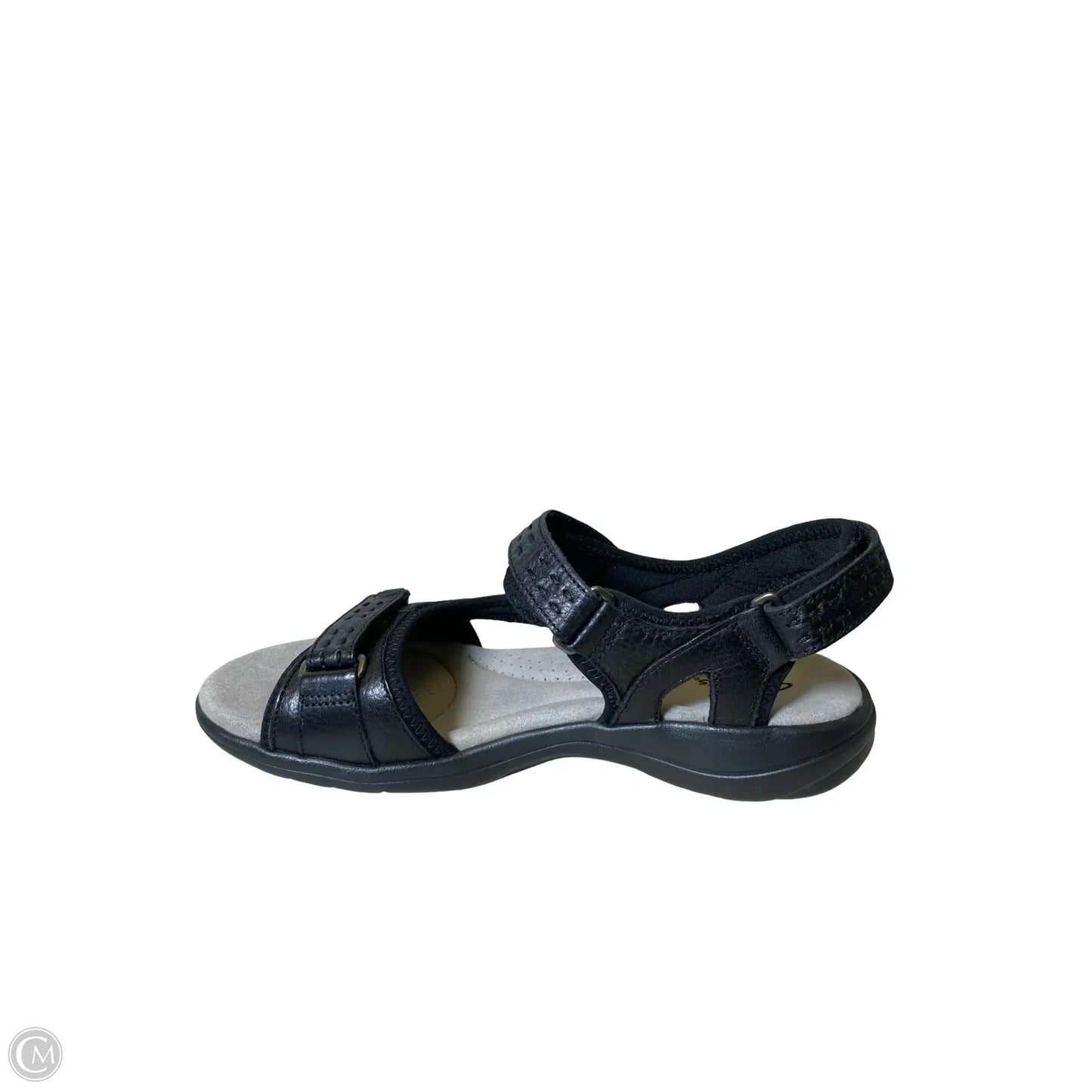 Sandals Flats By Clarks In Black, Size: 9