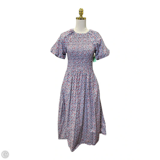 Dress Casual Maxi By J. Crew In Floral Print, Size: Xs