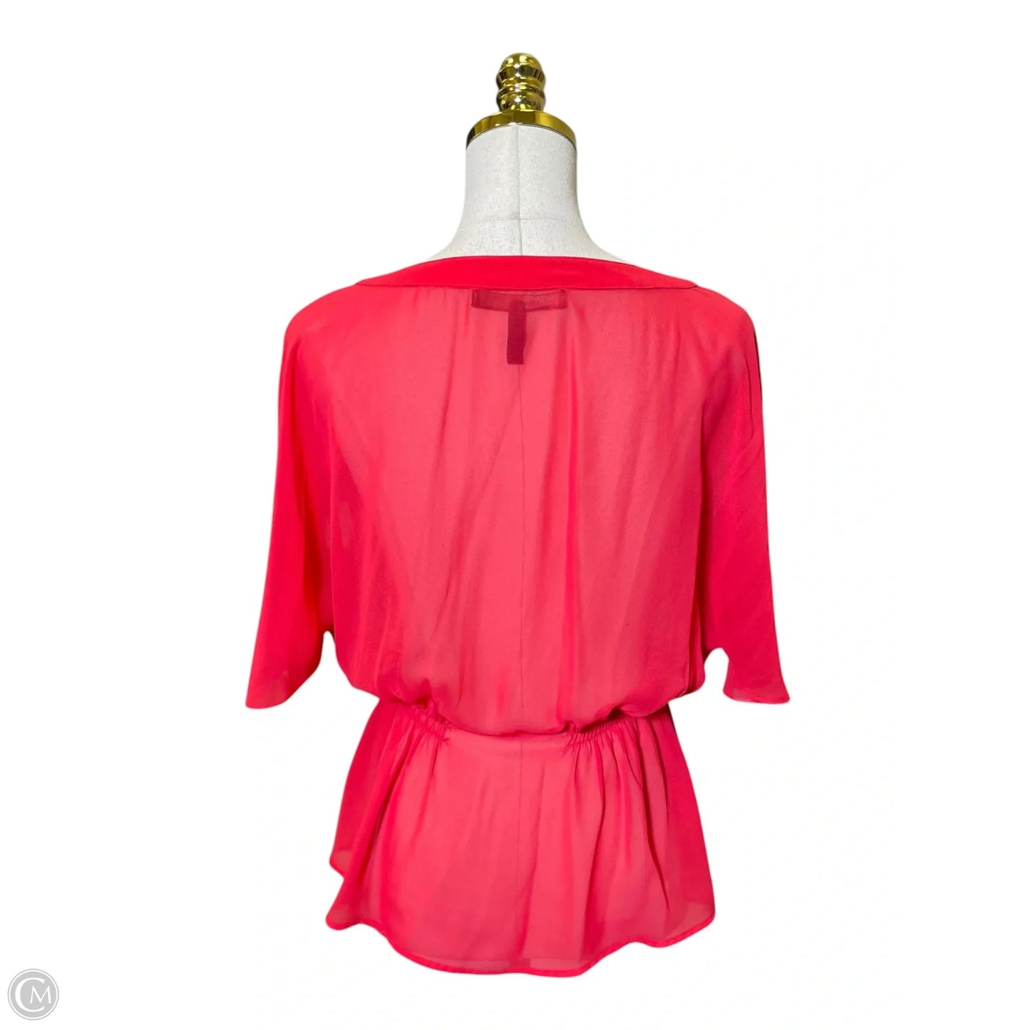 Top Short Sleeve By Bcbgmaxazria In Red, Size: S