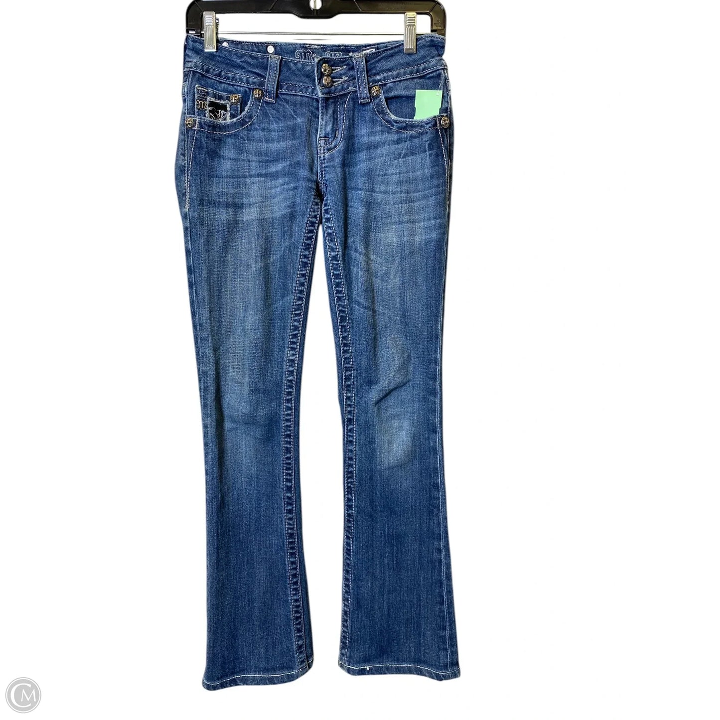 Jeans Boot Cut By Miss Me In Blue Denim, Size: 2