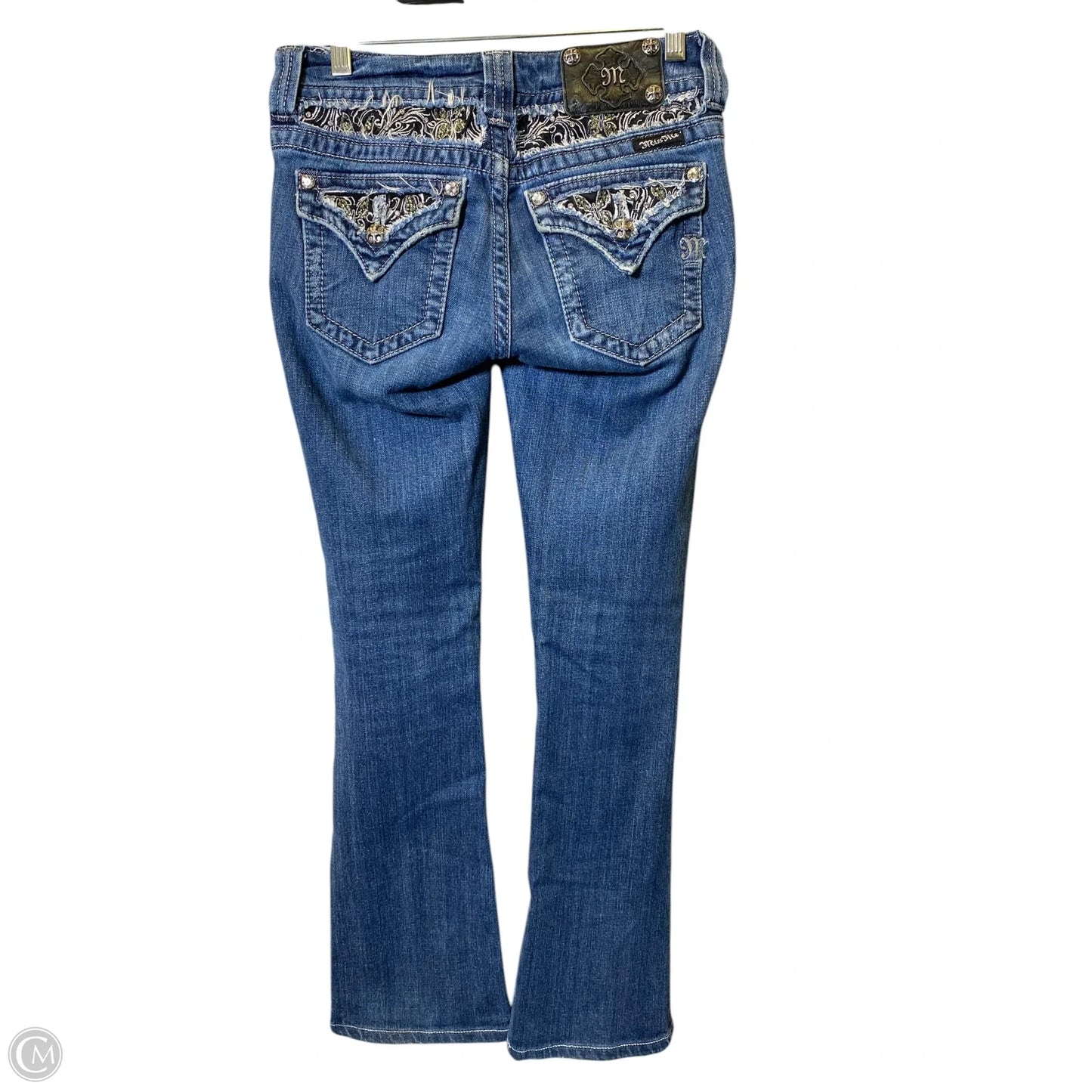 Jeans Boot Cut By Miss Me In Blue Denim, Size: 2