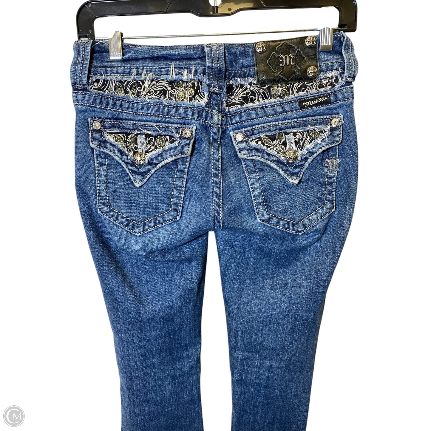 Jeans Boot Cut By Miss Me In Blue Denim, Size: 2