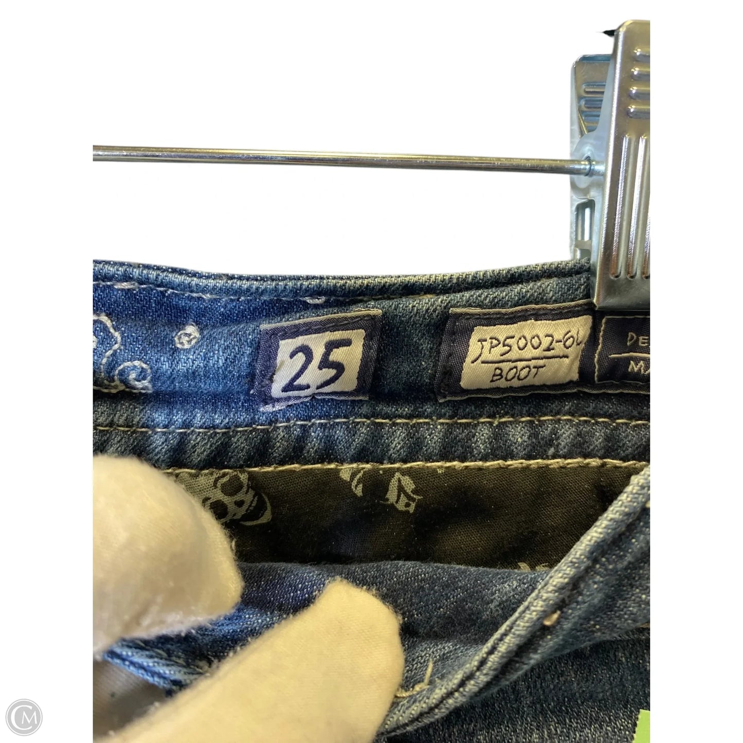 Jeans Boot Cut By Miss Me In Blue Denim, Size: 2