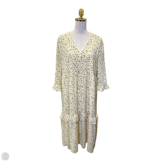 Dress Casual Maxi By Clothes Mentor In Black & Yellow, Size: Xs